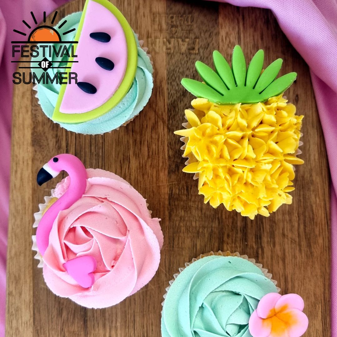 Tropical Summer Cupcakes